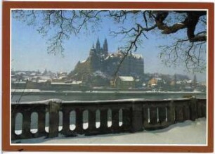 Meißen. Albrechtsburg und Dom im Winter