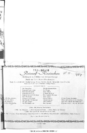 Prinzeß Rosinchen