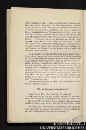 Was ist überhaupt Antisemitismus?
