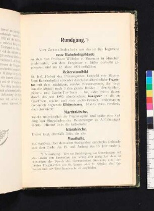 Rundgang.