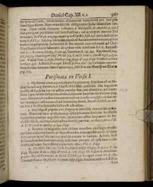 Porismata ex Versu I. - Porismata ex Versu XIII.