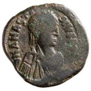 Münze, Follis, 517 - 518