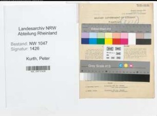 Entnazifizierung Peter Kurth , geb. 06.11.1901 (Arbeiter)