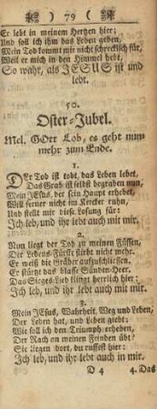 50. Oster-Jubel