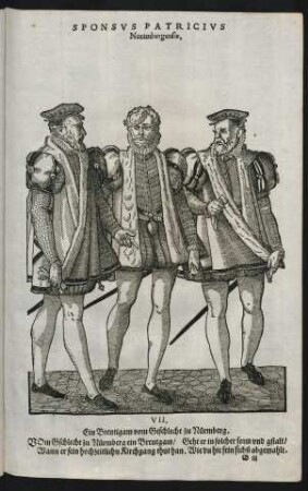 Sponsus Patricius Norimbergensis.