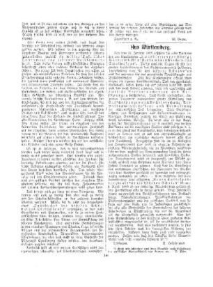 Aus Württemberg