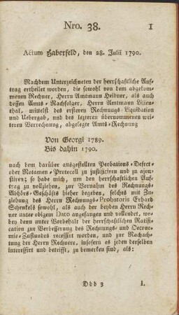 Nro. 38