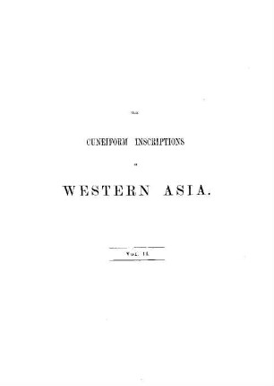 A selection from the miscellaneous inscriptions of Assyria