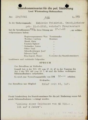 Schienle, Friedrich