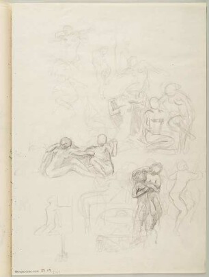 Bewegungsstudien, auch nach Vaslav Nijinsky