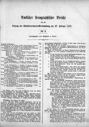 No. 9, 27. Februar 1879