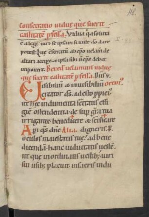 Consecratio viduae