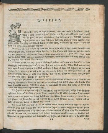 Vorrede / Erklärung