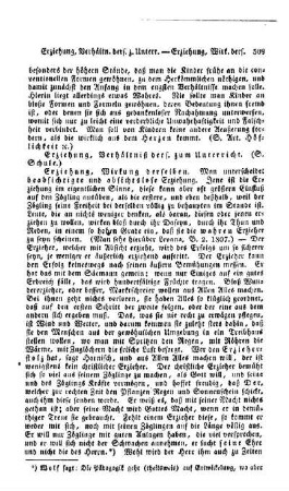 Erziehung, Wirkung derselben