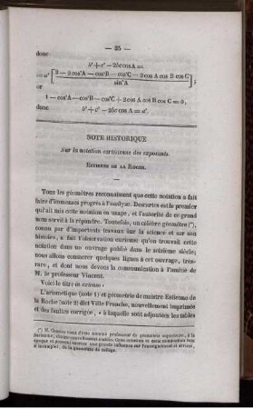 Note historique.