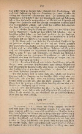 Titel 10. Der Ultramontanismus
