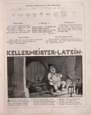"Der kleine Moritz an der Schreibmaschine" "Kellermeister-Latein"