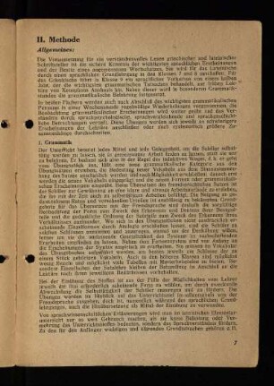II. Methode