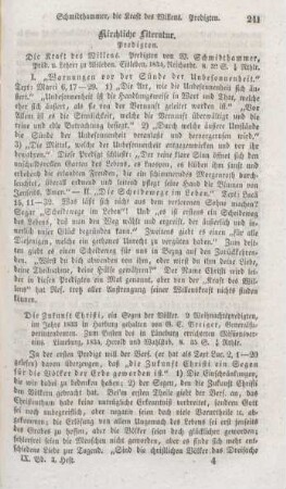 241-247 Kirchliche Literatur