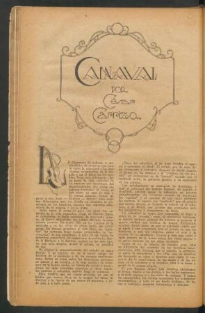 Carnaval : Ilustró Rechaín