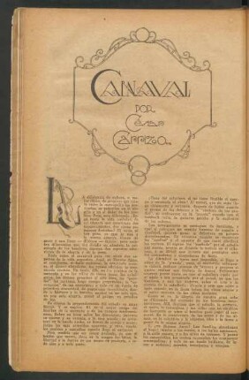 Carnaval : Ilustró Rechaín