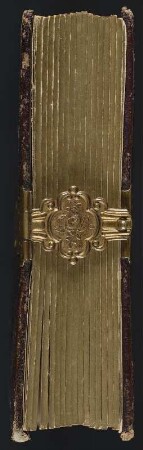Fotoalbum mit Porträtsammlung berühmter Persönlichkeiten : Fotoalbum mit Porträtsammlung berühmter Persönlichkeiten. Geprägter Ledereinband mit Goldschnitt und Metallschließe; 13 x 23,5 x 3,5 cm (um 1870). Dresden: SLUB/DF 2019.B.44