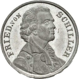 Medaille auf den 100. Geburtstag von Friedrich Schiller