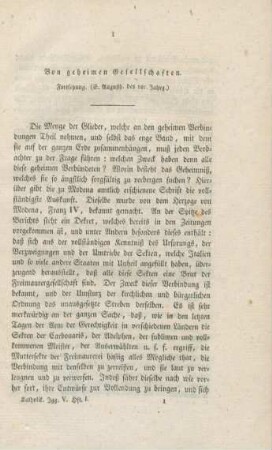 1-23 Von geheimen Gesellschaften : Fortsetzung