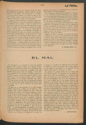 El mal