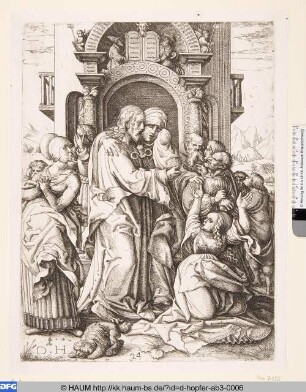 Christus nimmt Abschied von seiner Mutter