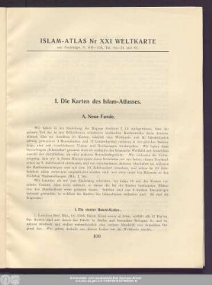 1. Die Karten des Islam-Atlasses.