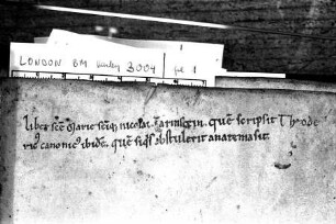 Buchseite, Folio 1 recto