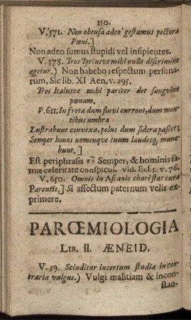 Paroemiologia Lib. II. Aeneid.
