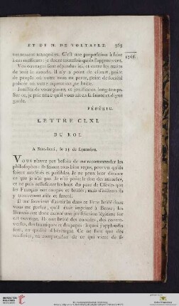 (Lettre CLXI - CLXX)