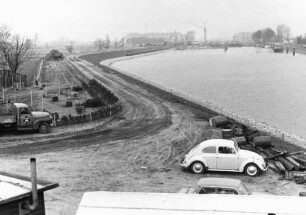 Zweite Schleuse Herbrum/Dortmund-Ems-Kanal im Bau