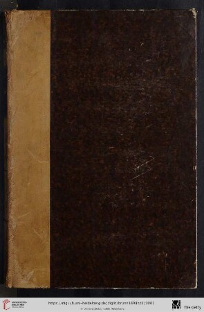Band 1: Heinrich Brunn's kleine Schriften: Römische Denkmäler. Altitalische und etruskische Denkmäler