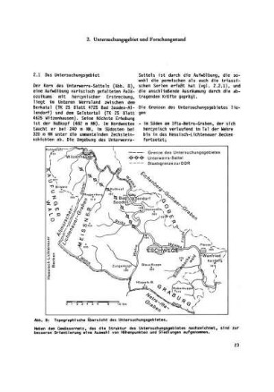 2. Untersuchungsgebiet und Forschungsstand