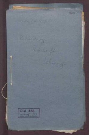 Bekleidung, Unterkunft, Löhnung des Badischen Reichswehr-Pionier-Bataillons 313