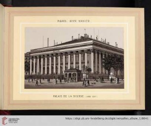 Paris, rive droite. Palais de la bourse