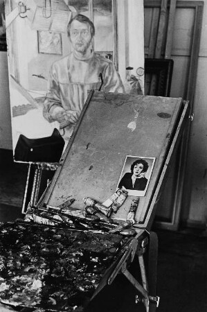 Im Atelier des Künstlers Ulrich Hachulla