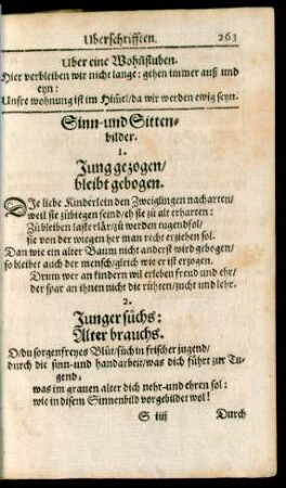 Sinn- und Sittenbilder.