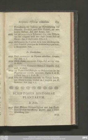 Scriptores Historiae Plantarum.