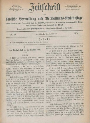 No. 20 - 21 = October