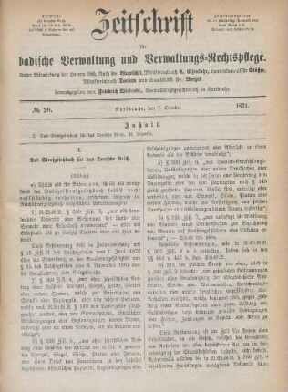 No. 20 - 21 = October