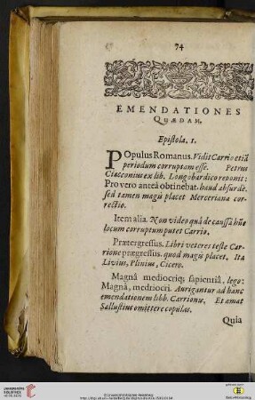 Emendationes Quaedam