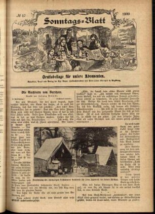 Ausgabe vom Sonntag, den 25. April 1909.