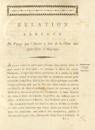 Relation abrégée
