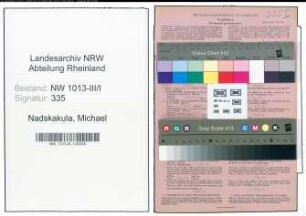 Entnazifizierung Michael Nadskakula , geb. 02.08.1914 (Schmied)