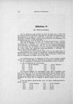 Abtheilung VI