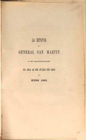 El general San Martin